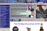 NYFirePolice.com - - NYPD / FDNY products, 9/11 memorials, Boxing Equipment, Sports Apparel